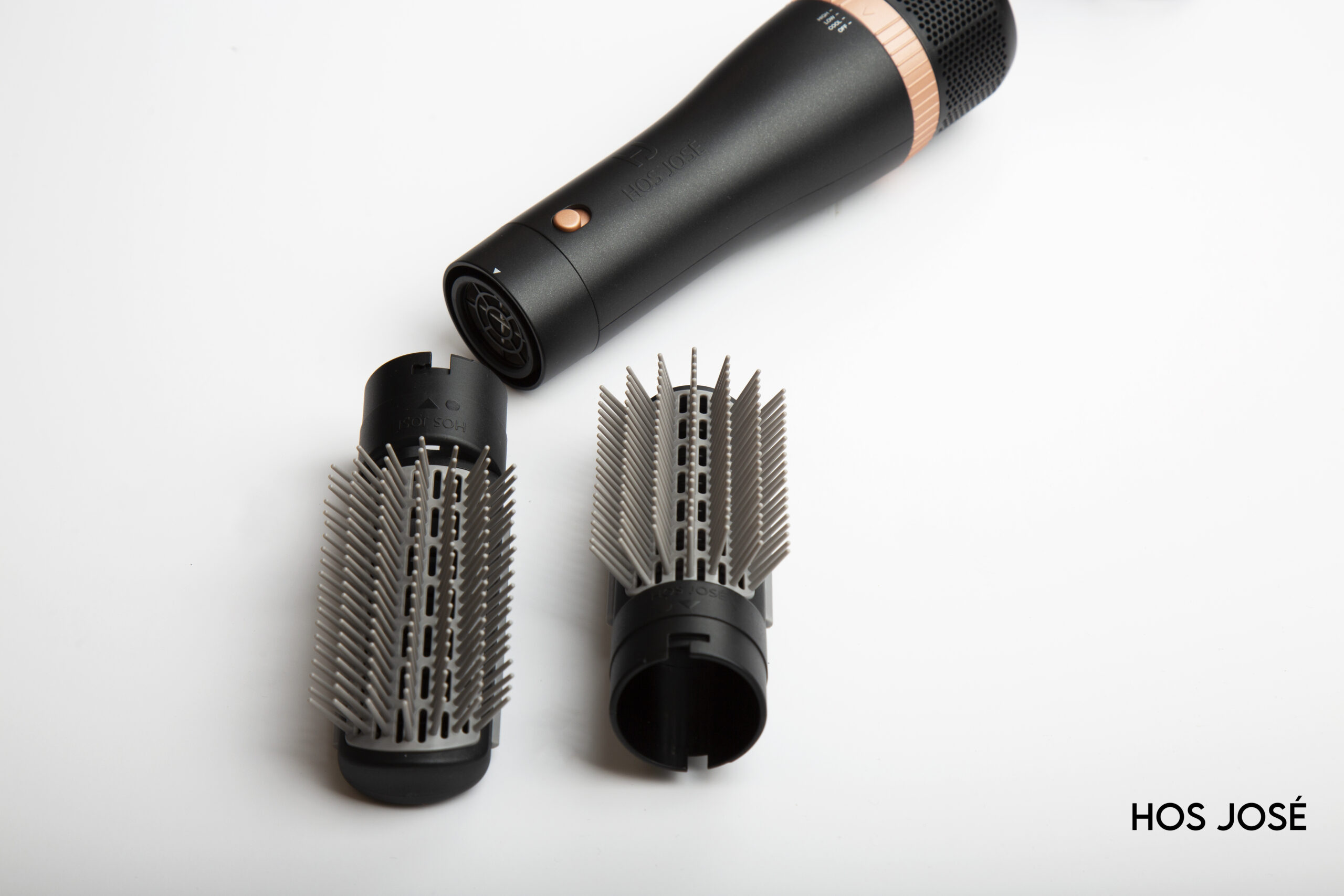 اتش او اس جوسي، فرشاة هوائية حرارية احترافية للتصفيف، أسود - الصورة 4