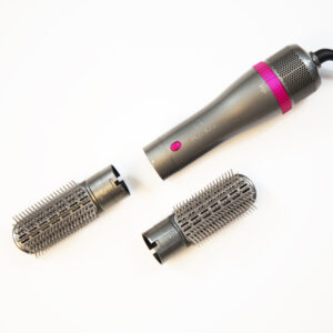 اتش او اس جوسي، فرشاة هوائية حرارية احترافية للتصفيف، سيلفر جراي