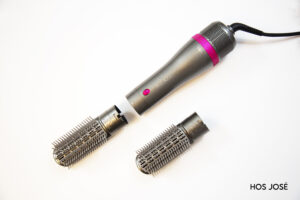 اتش او اس جوسي، فرشاة هوائية حرارية احترافية للتصفيف، سيلفر جراي