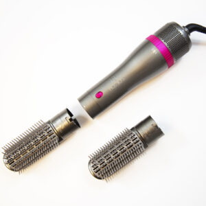 اتش او اس جوسي، فرشاة هوائية حرارية احترافية للتصفيف، سيلفر جراي